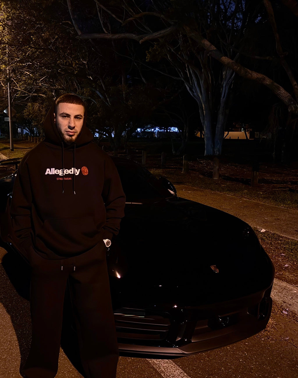 Allegedly Streetwear | Fingerprint Logo | Pullover Hoodie